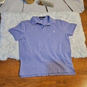 Polo Ralph Lauren Mens Polo Shirt Short Sleeve Casual‎ Periwinkle Size Large